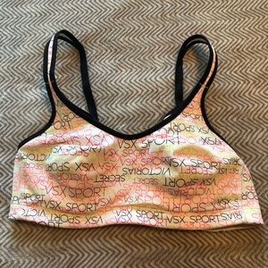 Victoria Secret White Sports Bra